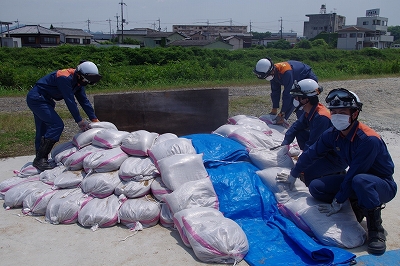 水防訓練を実施しました