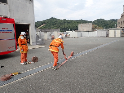 ホース延長訓練
