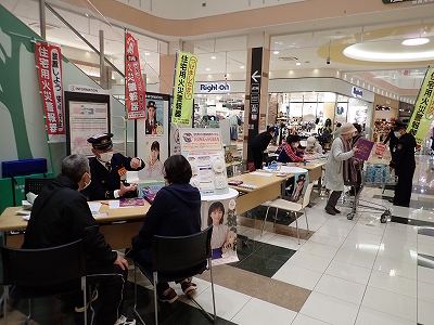 住宅用火災警報器普及啓発イベント（イオンモール加西北条）