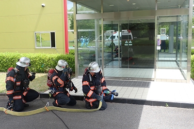 屋内検索活動の状況