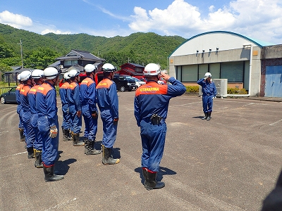 訓練終了報告