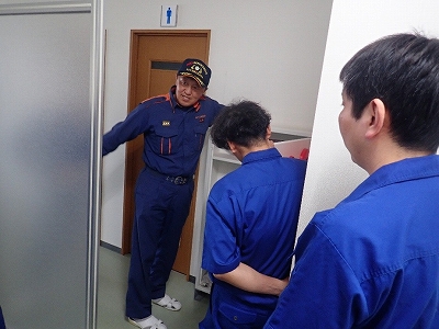 屋内消火栓の説明