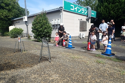 初期消火体験ブース