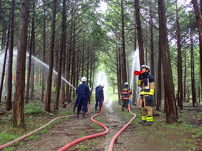 一斉放水