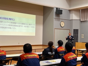 講師の加西警察署萩野氏