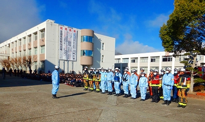 西脇工業高等学校にて